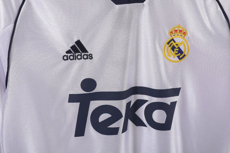Camisa Retrô Real Madrid Manga Longa 1998/99 Home