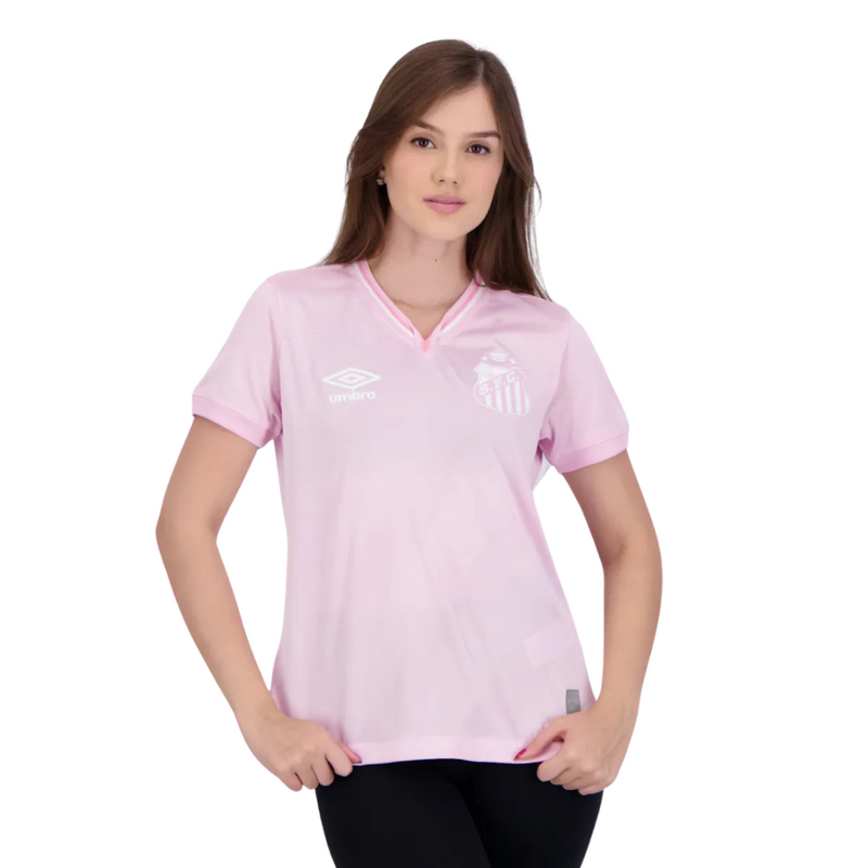 Camisa Feminina Santos 2024/25 Outubro Rosa