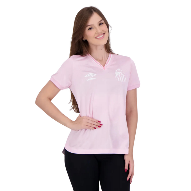 Camisa Feminina Santos 2024/25 Outubro Rosa