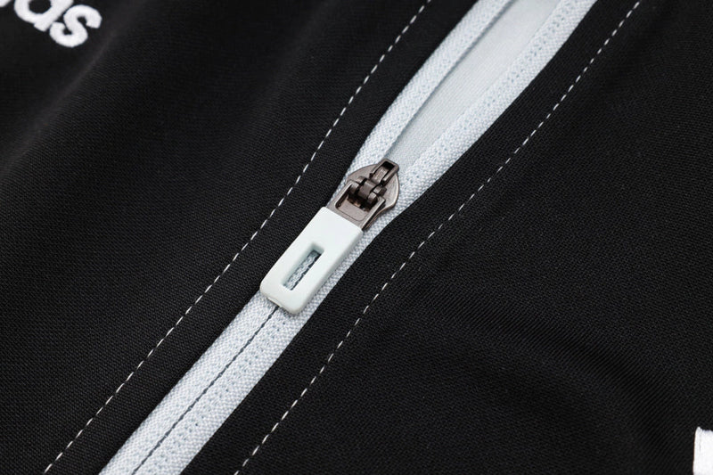 Conjunto Juventus Zíper Longo Cinza